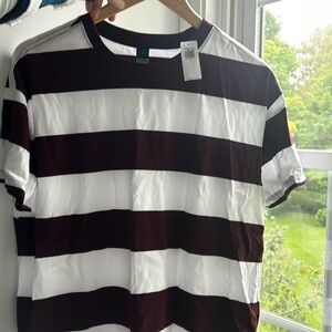 NWT Old Navy Striped Boxy T-Shirt